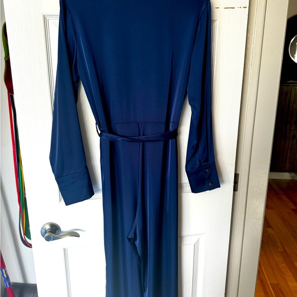 Chic navy blue jumpsuit - Picture 2 of 2